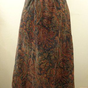 Lang Vintage Paisley Print Skirt